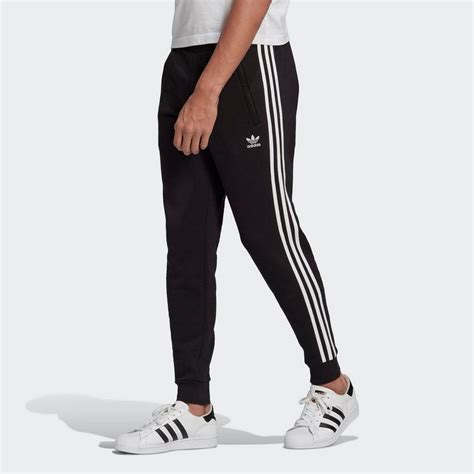 adidas jogginghose schwarz mit weißen streifen|adidas Originals ADICOLOR 3.